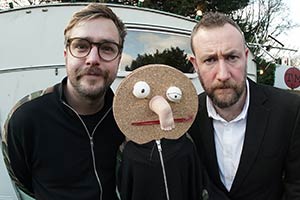 Taskmaster. Image shows from L to R: Iain Stirling, Alex Horne. Copyright: Avalon Television