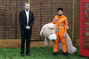 Taskmaster. Image shows from L to R: Alex Horne, Mawaan Rizwan. Copyright: Avalon Television