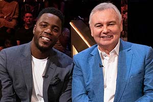 The Lateish Show With Mo Gilligan. Image shows from L to R: Mo Gilligan, Eamonn Holmes