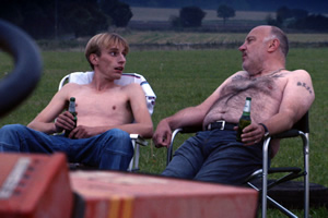 This Country. Image shows from L to R: Lee 'Kurtan' Mucklowe (Charlie Cooper), Martin Mucklowe (Paul Cooper). Copyright: BBC