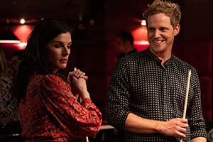 This Way Up. Image shows from L to R: Aine (Aisling Bea), Freddie (Chris Geere). Copyright: Merman