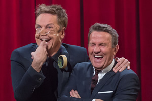 Tonight At The London Palladium. Image shows from L to R: Brian Conley, Bradley Walsh. Copyright: ITV Studios