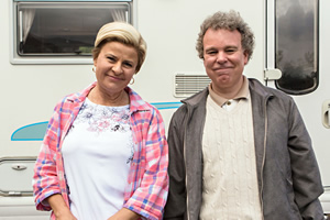 Tracey Ullman's Show. Image shows from L to R: Tracey Ullman, Steve Pemberton. Copyright: BBC / Allan McKeown Presents