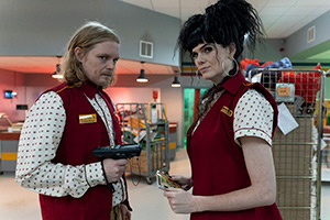Transaction. Image shows left to right: Tom (Thomas Gray), Liv (Jordan Gray)