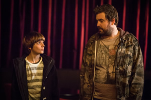 Uncle. Image shows from L to R: Errol (Elliot Speller-Gillott), Andy (Nick Helm). Copyright: Baby Cow Productions