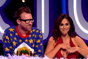 Virtually Famous. Image shows from L to R: Jason Byrne, Vicky Pattison