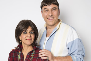 Walliams & Friend. Image shows from L to R: Meera Syal, David Walliams. Copyright: King Bert Productions