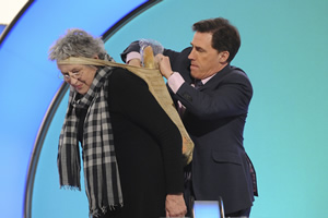 Would I Lie To You?. Image shows from L to R: Germaine Greer, Rob Brydon. Copyright: Zeppotron