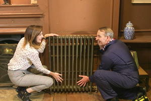 A Year In The Life Of A Year. Image shows from L to R: Lucy Montgomery, Christopher Eccleston