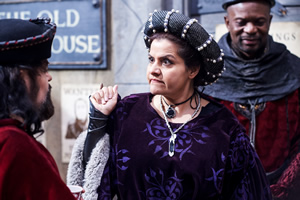 Zapped. Image shows from L to R: Steg (Kenneth Collard), Judge (Nina Wadia)