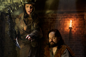 Zapped. Image shows from L to R: Foreman (Katherine Jakeways), Steg (Kenneth Collard)