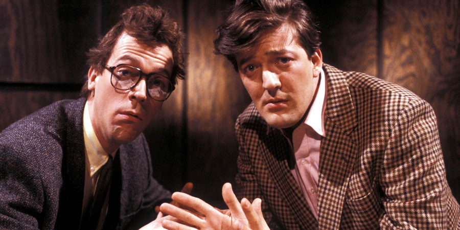 A Bit Of Fry & Laurie. Image shows from L to R: Hugh Laurie, Stephen Fry