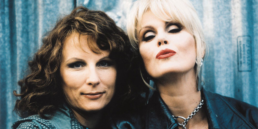 Absolutely Fabulous. Image shows from L to R: Edina (Jennifer Saunders), Patsy (Joanna Lumley). Copyright: Saunders And French Productions / BBC