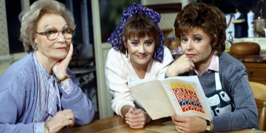 After Henry. Image shows from L to R: Eleanor Prescott (Joan Sanderson), Clare France (Janine Wood), Sarah France (Prunella Scales). Copyright: Thames Television
