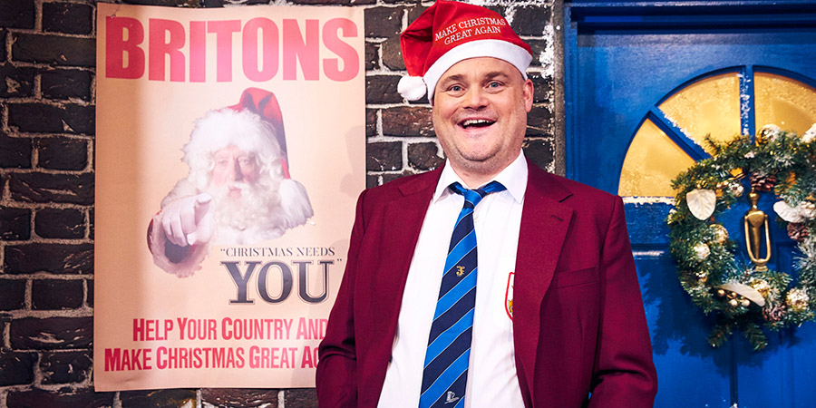 Al Murray's Make Christmas Great Again. Al Murray. Copyright: Avalon Television