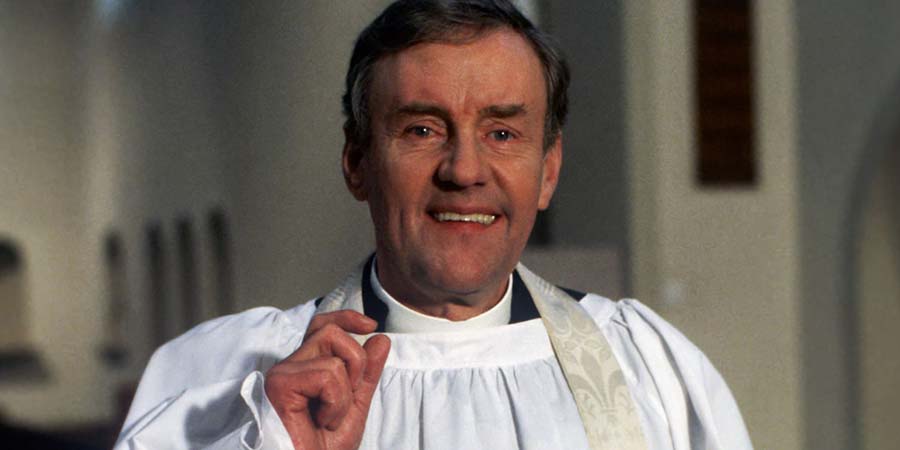 All In Good Faith. The Reverend Philip Lambe (Richard Briers). Copyright: Thames Television