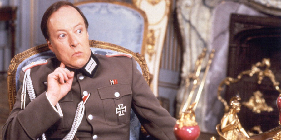 'Allo 'Allo!. Lieutenant Hubert Gruber (Guy Siner). Credit: BBC