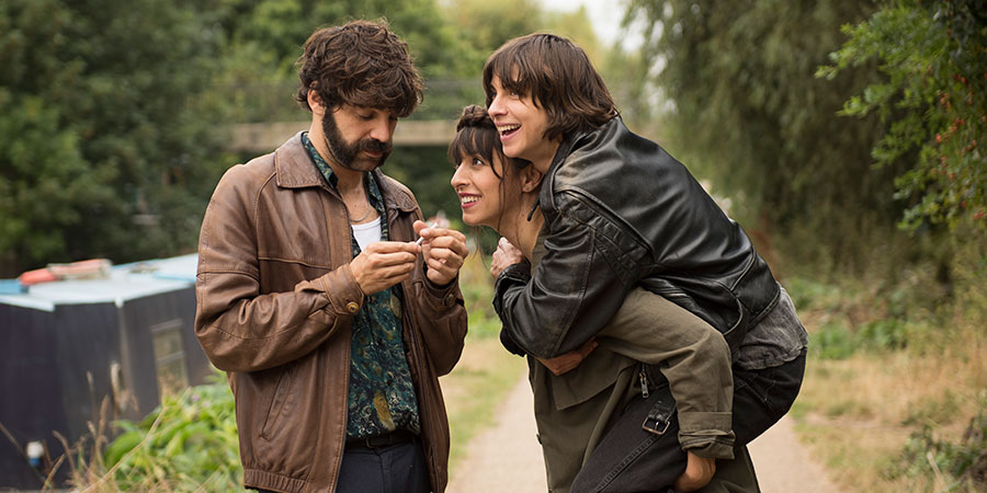 Anchor And Hope. Image shows from L to R: Roger (David Verdaguer), Eva (Oona Chaplin), Kat (Natalia Tena). Copyright: Network