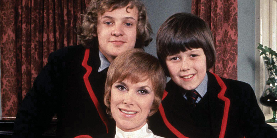 ...And Mother Makes Three. Image shows from L to R: Simon Harrison (Robin Davies), Sally Harrison (Wendy Craig), Peter Harrison (David Parfitt). Copyright: Thames Television