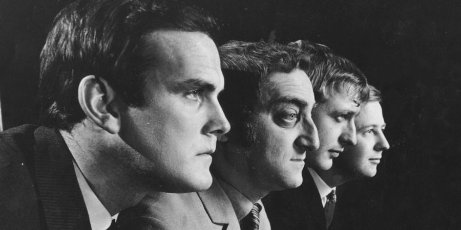 At Last The 1948 Show. Image shows from L to R: John Cleese, Marty Feldman, Graham Chapman, Tim Brooke-Taylor. Copyright: Rediffusion London