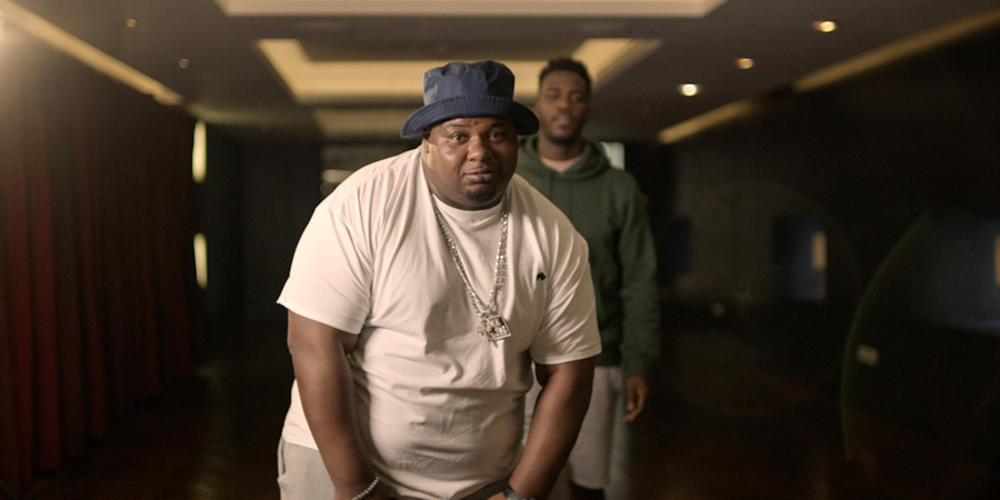 The Big Narstie Show. Image shows from L to R: Big Narstie, Mo Gilligan