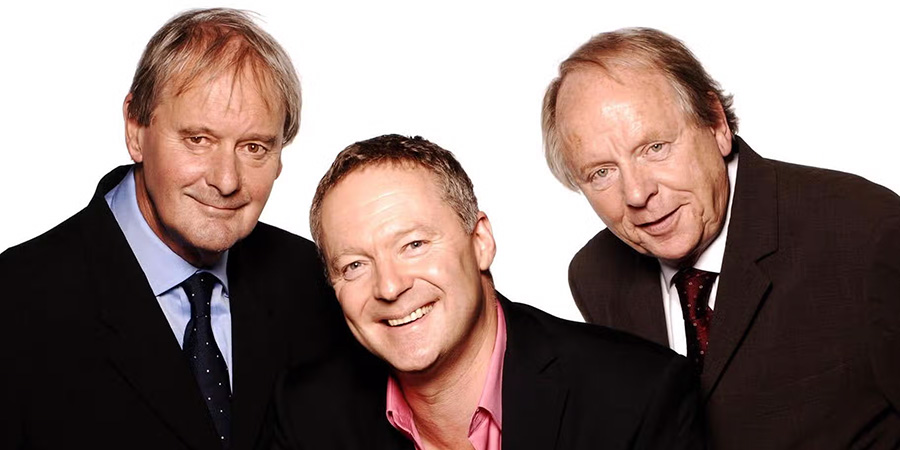 Bremner, Bird And Fortune. Image shows left to right: John Fortune, Rory Bremner, John Bird