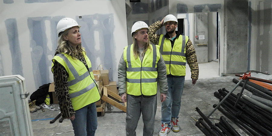 Building Betty & Joan's. Image shows left to right: Kate Dale, David Ian, Jeremy Topp Building Betty & Joan's. Image shows left to right: Kate Dale, David Ian, Jeremy Topp