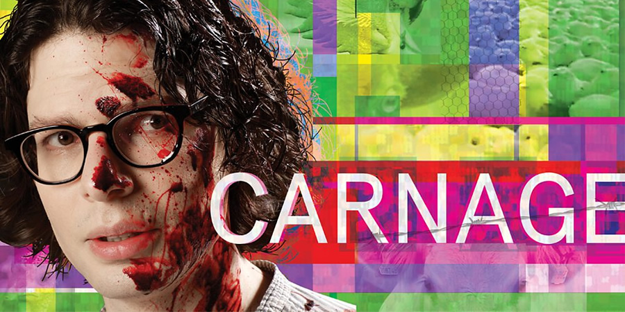 Carnage - Swallowing The Past. Simon Amstell. Copyright: BBC