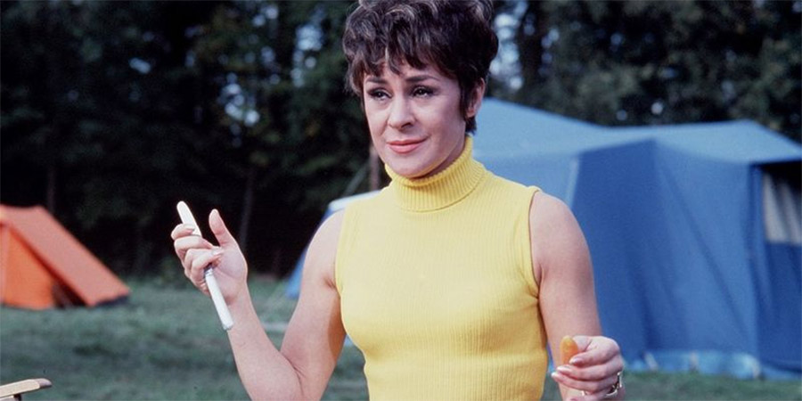 Carry On Camping. Anthea Meeks (Dilys Laye). Copyright: Peter Rogers Productions / ITV Studios