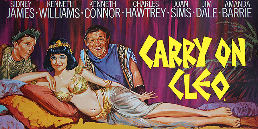 Poster design for Carry On Cleo. Copyright: Anglo Amalgamated / STUDIOCANAL