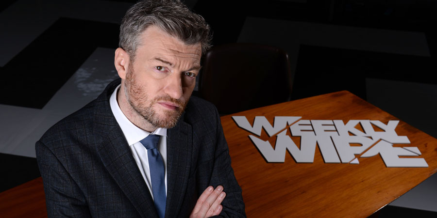 Charlie Brooker's Weekly Wipe. Charlie Brooker. Copyright: House Of Tomorrow / Zeppotron