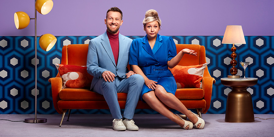 The Chris & Rosie Ramsey Show. Image shows left to right: Chris Ramsey, Rosie Ramsey