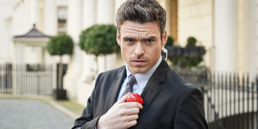 Comic Relief. David Budd (Richard Madden). Copyright: BBC