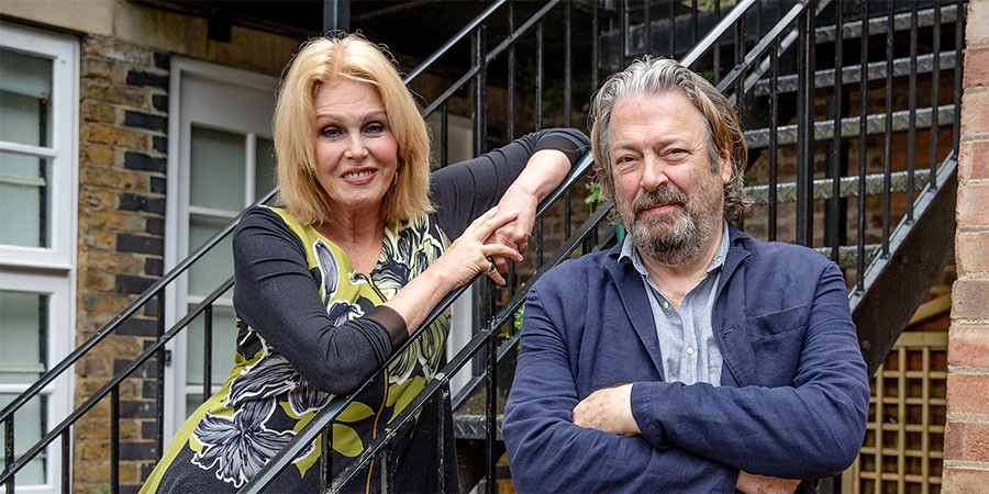 Conversations From A Long Marriage. Image shows from L to R: Joanna (Joanna Lumley), Roger (Roger Allam)