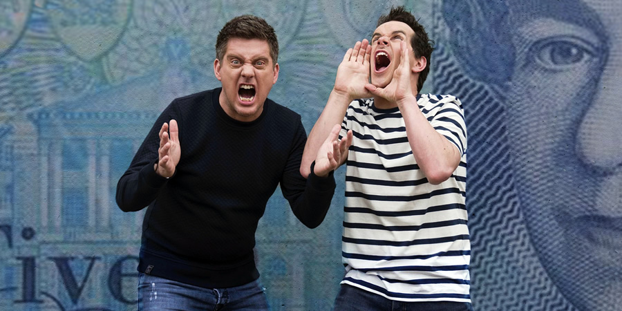 Dick & Dom's Cash From Chaos. Image shows from L to R: Richard McCourt, Dominic Wood