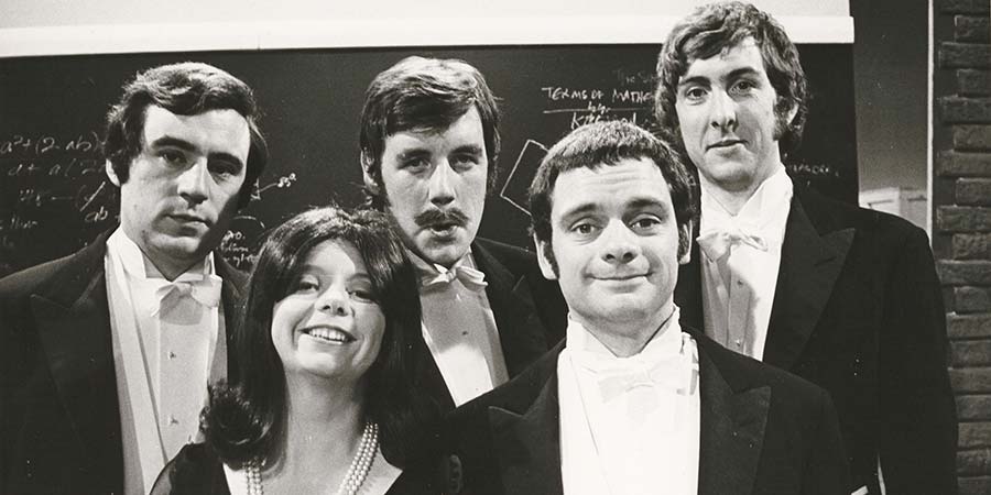 Do Not Adjust Your Set. Image shows from L to R: Terry Jones, Denise Coffey, Michael Palin, Eric Idle. Copyright: Thames Television