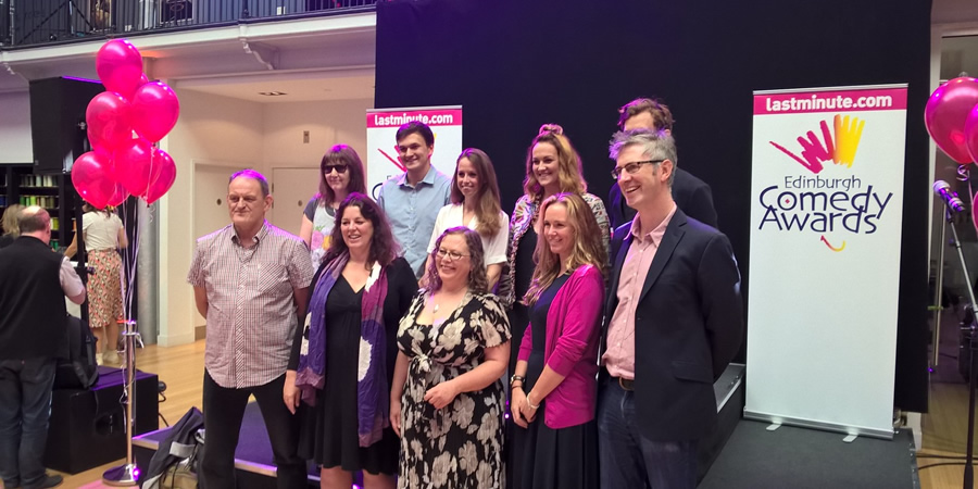 Edinburgh Comedy Award 2016 judging panel. Copyright: BCG