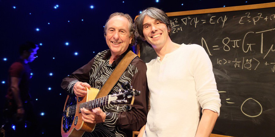 Image shows from L to R: Eric Idle, Brian Cox