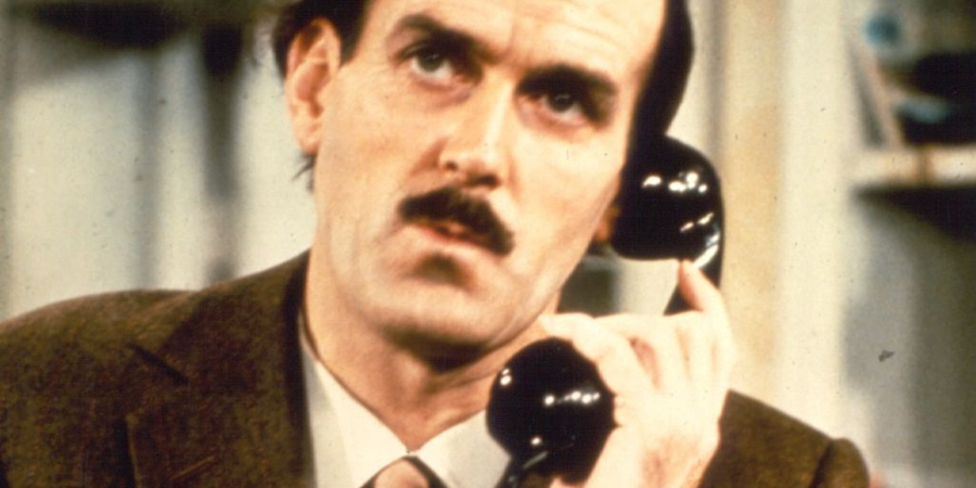 Fawlty Towers. Basil Fawlty (John Cleese). Copyright: BBC