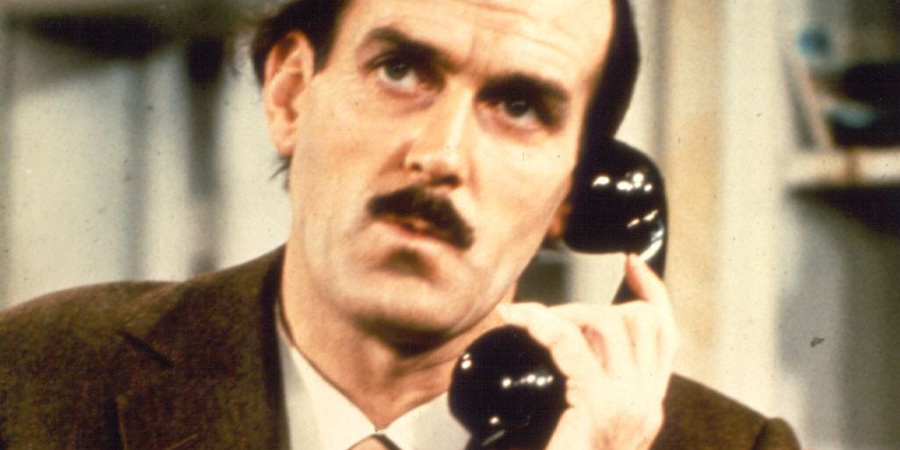 Fawlty Towers. Basil Fawlty (John Cleese). Copyright: BBC