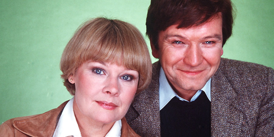 A Fine Romance. Image shows from L to R: Laura Dalton (Judi Dench), Mike Selway (Michael Williams). Copyright: London Weekend Television