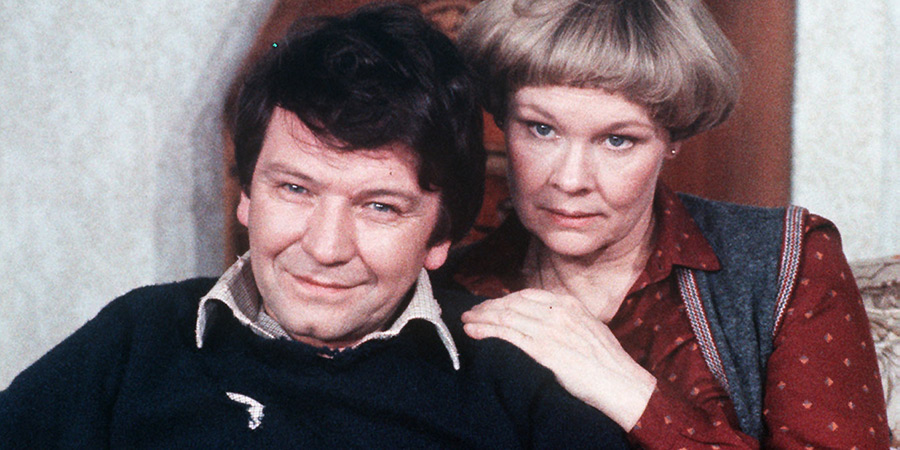 A Fine Romance. Image shows left to right: Mike Selway (Michael Williams), Laura Dalton (Judi Dench) A Fine Romance. Image shows left to right: Mike Selway (Michael Williams), Laura Dalton (Judi Dench)