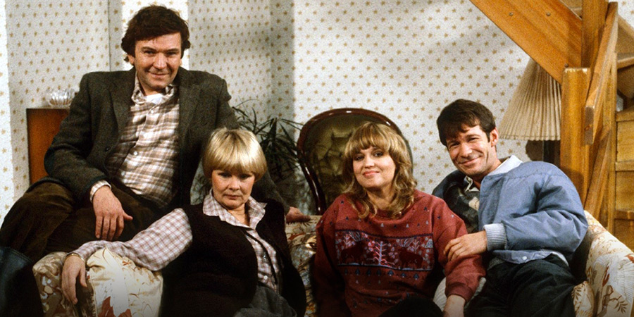 A Fine Romance. Image shows left to right: Mike Selway (Michael Williams), Laura Dalton (Judi Dench), Helen (Susan Penhaligon), Phil (Richard Warwick) A Fine Romance. Image shows left to right: Mike Selway (Michael Williams), Laura Dalton (Judi Dench), Helen (Susan Penhaligon), Phil (Richard Warwick)