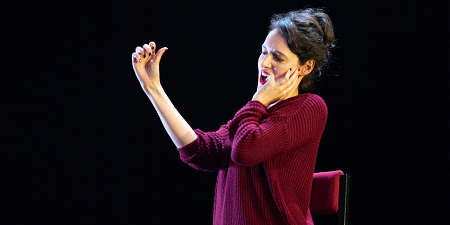 Fleabag Live. Fleabag (Phoebe Waller-Bridge). Copyright: Matt Humphrey