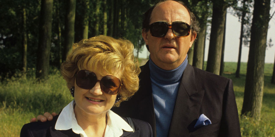 French Fields. Image shows from L to R: Hester Fields (Julia McKenzie), William Fields (Anton Rodgers). Copyright: Thames Television