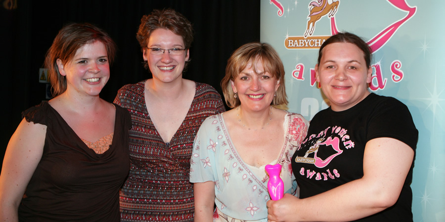 Funny Women Awards 2005. Image shows from L to R: Ruth Bratt, Sarah Millican, Lynne Parker, Debra-Jane Appelby