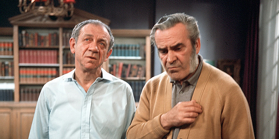 George And The Dragon. Image shows left to right: George Russell (Sid James), Colonel Maynard (John Le Mesurier)