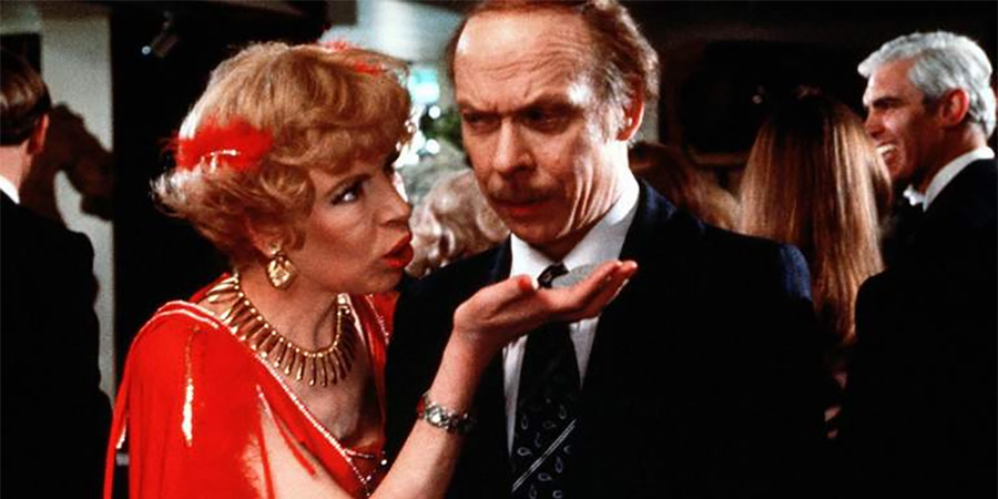 George And Mildred. Image shows left to right: George Roper (Brian Murphy), Mildred Roper (Yootha Joyce)