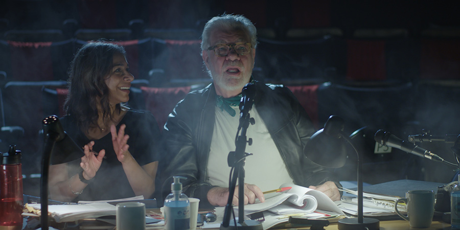 Going The Distance. Image shows from L to R: Vic (Shobna Gulati), Frank (Matthew Kelly)