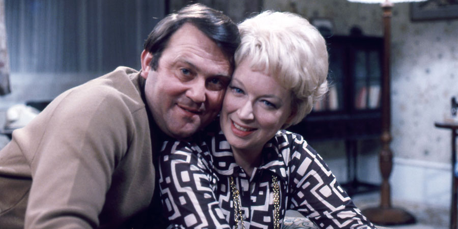 Happy Ever After. Image shows from L to R: Terry Fletcher (Terry Scott), June Fletcher (June Whitfield). Copyright: BBC